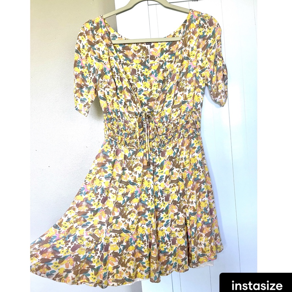 Free People Short Sleeve Dress